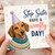 Step Sister Birthday Card, Have a Woofly Day Greeting Card