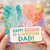 Dad Birthday Card, Happy Birthday to a Superstar Dad
