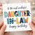 Daughter - in - Law Birthday Card, To the Most Wonderful Daughter - in - Law Happy Birthday
