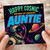 Auntie Birthday Card, Happy Cosmic Birthday Card for Auntie, Space Themed Birthday Card