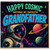 Grandfather Birthday Card, Happy Cosmic Birthday Card