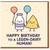 Funny Birthday Card - Cute Dairy Pun with Milk and Cheese Characters Holding Balloons - Happy Birthday to a Legen-dairy Human