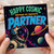 Partner Birthday Card, Happy Cosmic Birthday My Fantastic Partner, Space Astronaut Card