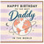 Daddy Birthday Card, To The Best Daddy In The World Globe Design