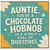 Auntie Funny Greeting Card, You're a Chocolate Hobnob in a World Full of Digestives