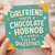Girlfriend Birthday Card, You're a Chocolate Hobnob in a World Full of Digestives Card