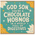 God Son Birthday Card, You're a Chocolate Hobnob in a World Full of Digestives