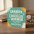 Grandpa Birthday Card, Grandpa Funny Card - You're a Chocolate Hobnob in a World Full of Digestives