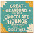 Great Granddad Humorous Chocolate Hobnob Card