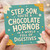 Step Son Funny Card, Chocolate Hobnob Humour Card
