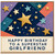 Birthday Card for Girlfriend, Happy Birthday to a Superstar Girlfriend, Star - Themed Birthday Card