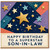 Son - in - Law Birthday Card, Happy Birthday to a Superstar Son - in - Law Card