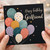 Girlfriend Birthday Card, Happy Birthday Balloons Design