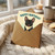 French Bulldog Birthday Card - Cute Dog Illustration with 'HAPPY BIRTHDAY' Text, Polka-Dot Bandana, Perfect for Dog Lovers