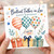 Father - in - Law Birthday Card, Brilliant Happy Birthday Card with Balloons and Gifts