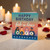 Happy Birthday to a Fab-u-lous Wife Card - Colourful Characters Holding W-I-F-E Letters, Fun Quiz-Show Style Design