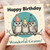 Granny Birthday Card, Happy Birthday to a Wonderful Granny Owl Design