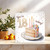 18th Birthday Card - You're 18 Today - Cake Slice, 145mm x 145mm Square, Includes Kraft Envelope