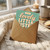 To My Lovely Little Sister Birthday Card - Cute Typographic Teal Design for Sister