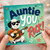 Auntie Birthday Card, Fun Auntie Guitar Auntie Greeting Card