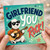 Girlfriend Birthday Card, Music Lover Greeting Card