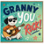 Granny Birthday Card, Granny You Rock Funny Granny Card
