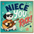 Niece Birthday Card, Nice You Rock Music Greeting Card