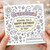 Grandma Birthday Card to Colour In - Cute Garden Doodles, Flowers & Rainbow - Wishing You a Happy Birthday That's as Lovely as You!