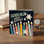 Father - in - Law Birthday Card, Happy Birthday Candles and Stars Design