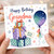 Grandma Birthday Card, Happy Birthday Grandma Card with Gifts and Balloon