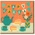 Happy Cake Day Birthday Card - Teapot, Tea Cups, Cake Slice with Candle, Colourful Bunting and Flowers - Playful Tea Party Design