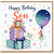 Son Birthday Card, Happy Birthday Son Card, With Love Gifts and Balloon Design