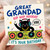 Great Grandad Birthday Card, Hip Hop Hooray DJ Cat Birthday Card