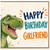 Girlfriend Birthday Card, Funny Dinosaur Happy Birthday Card