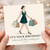 Funny Birthday Card for Her - Fashion Illustration with Shopping Bags - 'IT'S YOUR BIRTHDAY! What would Blair Waldorf do?'