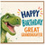 Great Granddaughter Birthday Card, Happy Birthday Dinosaur Card