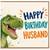 Husband Birthday Card, Funny Dinosaur Happy Birthday Card