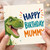 Mummy Birthday Card, Dinosaur Happy Birthday Card for Mum