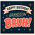 Grandson Birthday Card, Happy Birthday Bruh Retro Style Card