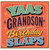 Grandson Birthday Card, Hope Your Birthday Slaps Retro Greeting Card