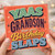 Grandson Birthday Card, Hope Your Birthday Slaps Retro Greeting Card