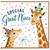 Great Niece Birthday Card, To A Special Special Great Niece Birthday Card, Cute Giraffe Party Design