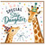 Step Daughter Birthday Card, To A Special Step Daughter Happy Birthday Giraffe Card