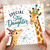 Step Daughter Birthday Card, To A Special Step Daughter Happy Birthday Giraffe Card