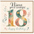 Niece 18th Birthday Card, Nice You're Wonderful Happy Birthday Floral Card