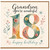 18th Birthday Card for Grandson, You're Wonderful Floral Birthday Card