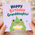 Granddaughter Happy Birthday Card, Cute Frog Party Cake Design