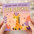 Step Daughter Birthday Card, Birthday Wishes Hugs & Kisses Cute Giraffe Design