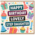 Step Daughter Birthday Card, Happy Birthday Lovely Step Daughter Card