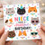 Birthday Card for Niece, Have a Purrfect Birthday Cute Cat Greeting Card